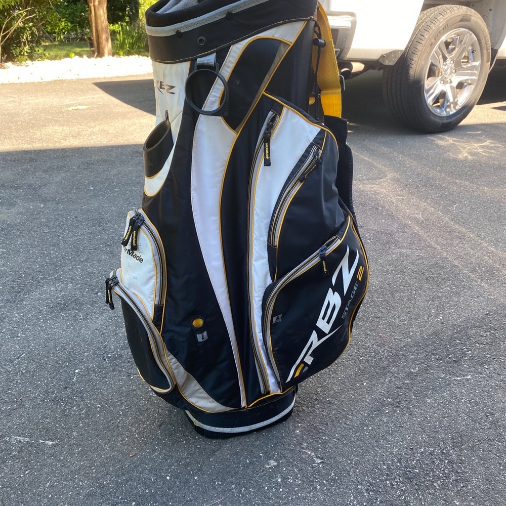 TaylorMade Black and White Bags